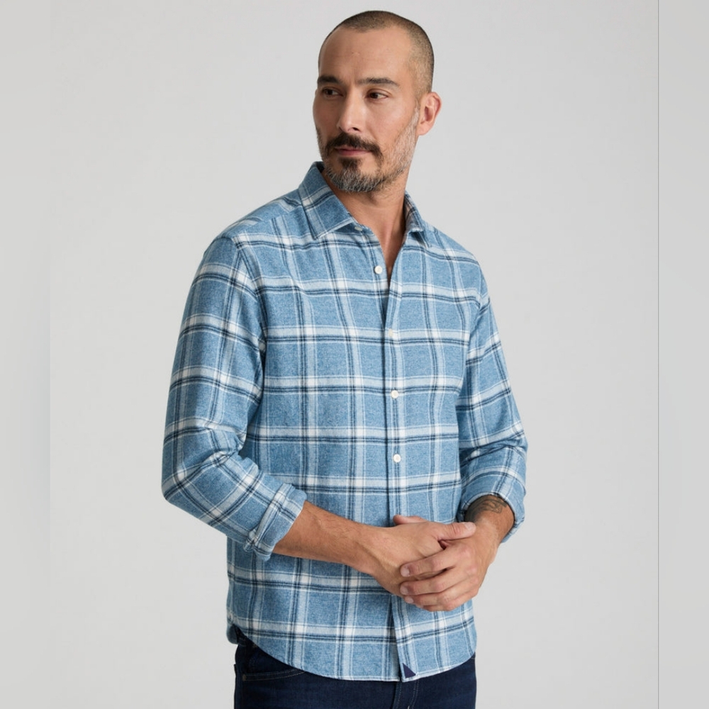 UNTUCKit Flannel Salentino Shirt (Size Large)